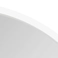 thumbnail image 3 of Kate and Laurel Wheeler Graduated Round Mirror, 24 Inch Diameter, White, Chic Modern Wall Accent with Raised Profile, 3 of 7