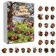 thumbnail image 1 of Contador de 24 días: sorpresa navideña con temática 2D y animales, con un adorno diario perfecto para niños y adultos, 1 of 8