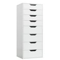 thumbnail image 5 of Homfa Compact 8 Drawer Bedroom Dresser for Small Spaces, Wood Tall Chest of Drawer, White, 5 of 8