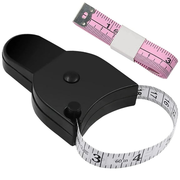 Tape Measure Body Measuring Tape - 2 Pcs Measuring Tape for Body Measurements 60inch/150cm, Retractable Body Tape Measure for Sewing, Weight Loss, Fitness, Tailor, Clothes, Handcrafts