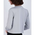 thumbnail image 3 of Real Essentials 5 Pack: Women's Dry Fit Crop Top - Long Sleeve Crew Neck Stretch Athletic Tee (Available in Plus Size), 3 of 7