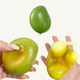 thumbnail image 6 of Aoznliie Squeeze Toys Stress Balls, Color Changing Mango Fidget Toys for Office Desk, 3 inch Slow Rising Squeeze Toy for Anxiety Relief, Yellow Green, 6 of 6