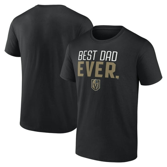 Men's Black Vegas Golden Knights Best Dad Ever T-Shirt