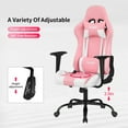 thumbnail image 7 of BestOffice Ergonomic Gaming Chair, Lumbar Support, Rolling Swivel for Women(Pink), 7 of 7