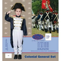Dress Up America Colonial General Dress up Costume Set X-Large 16-18
