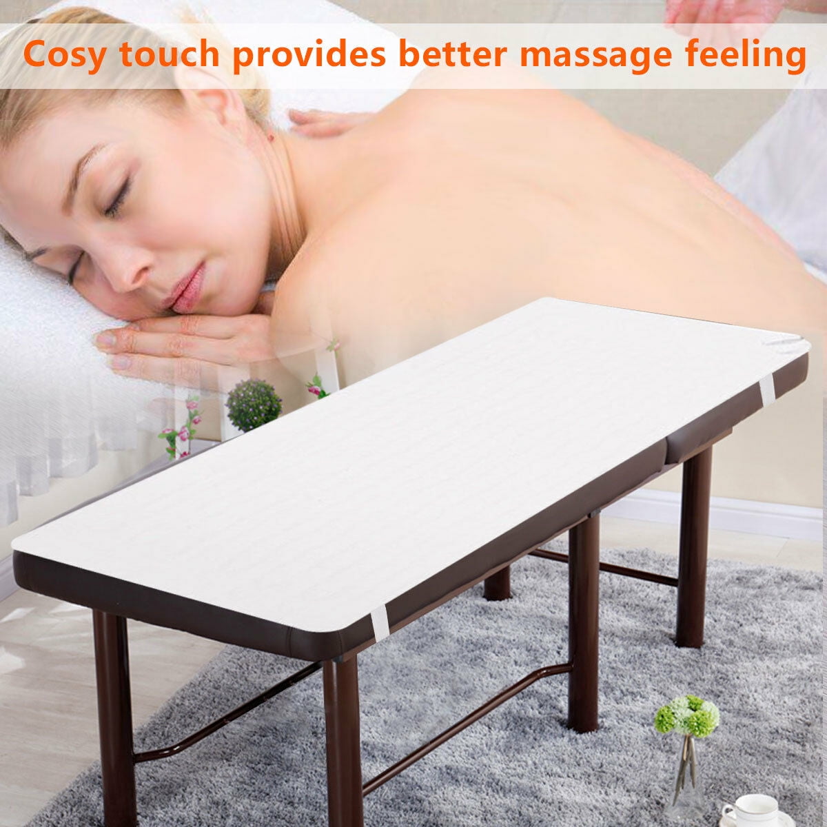 Oudain 2 Sets Massage Table Warmer 31'' x 71'', 6 Heat Manual