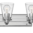 thumbnail image 4 of 6 Light Bathroom Vanity in Traditional-Coastal Style 48 inches Wide By 8 inches High-Chrome Finish-Clear Seedy Glass Color Bailey Street Home, 4 of 6