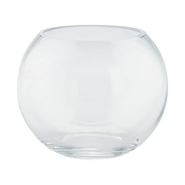 CC Home Furnishings 8" Clear Glass Bubble Bowl Floating Tealight Candle Holder