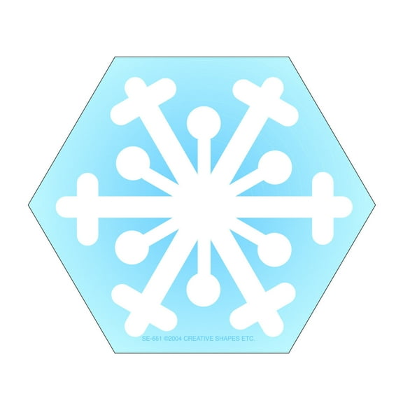 SHAPES ETC. Mini Notepad - Snowflake