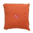 thumbnail image 2 of LOVIVER Housse de Coussin Décorative pour la Maison Motif Drapeau de Plongée Orange 1, 2 of 8