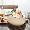 thumbnail image 4 of Cuencos para fideos instantáneos, recipientes pequeños para refrigerios, bandeja decorativa para alimentos, florero, cerámica de ratán, 4 of 6