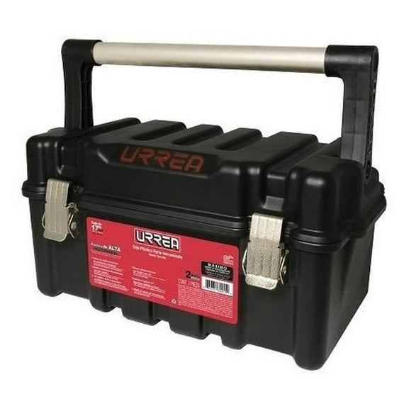 Caja Portahtas Plástica 17 Broches Metálicos, Charola Urrea Urrea CPU17A