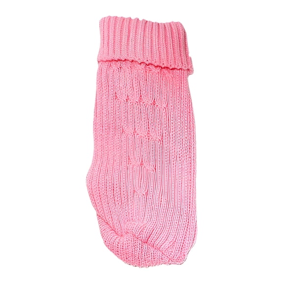 TELOLY 1Pcs Dog Sweater,Polyester Dog Coats,Dog Sweaters,Pink,S