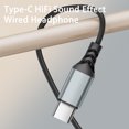 thumbnail image 3 of Kripyery Wired Headphone Digital Decoding Type-C Bass Heavy Wire Phone Headset Home Supply, 3 of 8
