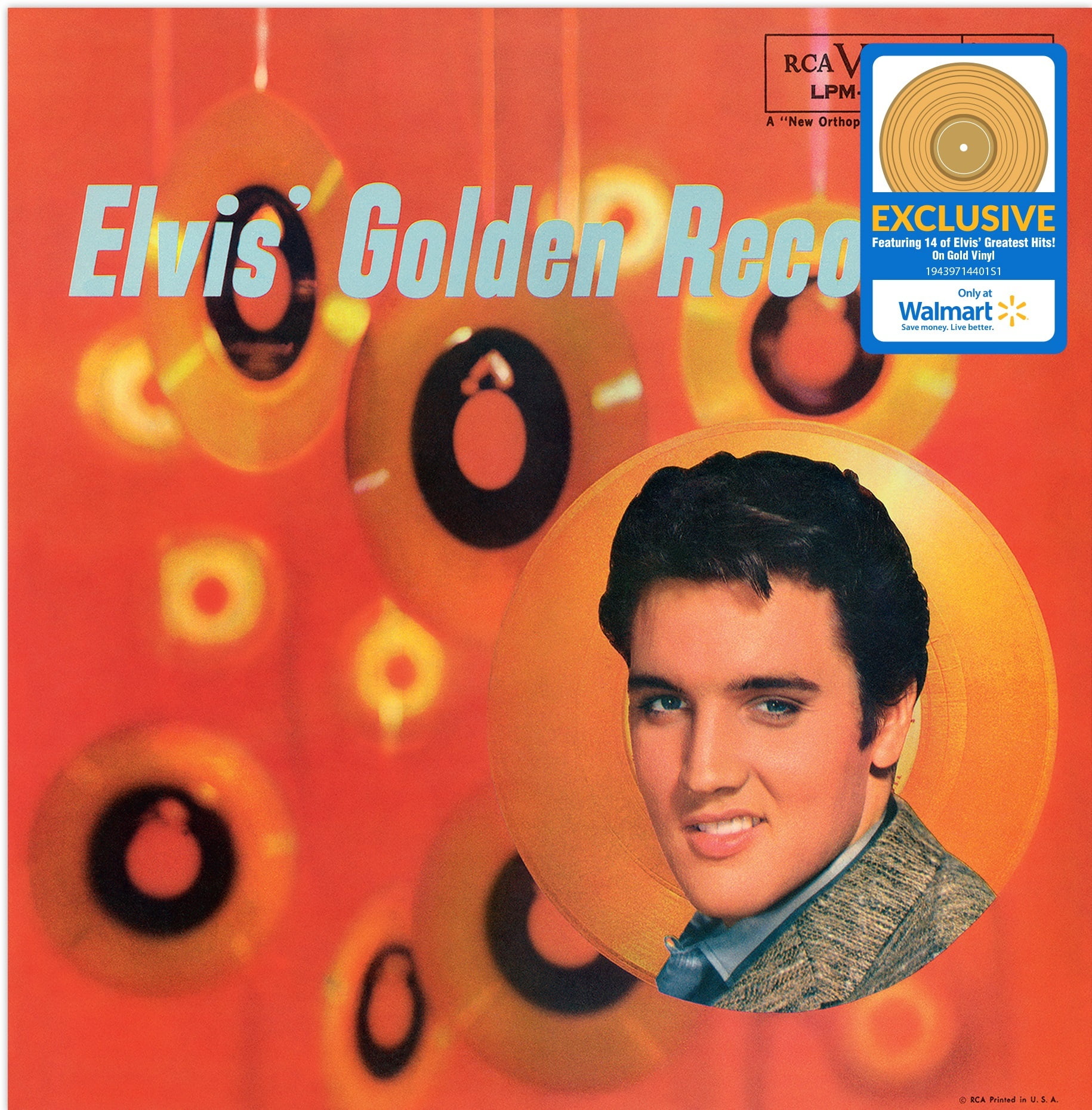 Elvis Presley - Elvis Golden Records (Walmart Exclusive) - Music & Performance - Vinyl [Exclusive]