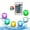 6 Pcs, variant on Yhmxh Mini Submersible LED Lights,Small Waterproof LED Tea Lights Candle with Remote Battery led Operated,RGB Color Changing for Home Party Wedding Table Centerpieces Fountain Halloween Lantern(6Pcs)