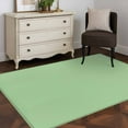 thumbnail image 3 of Light Green 4x6 Area Rugs, Farmhouse Solid Green Color Modern Art Non-Skid Rubber Backing Large Rectangle Rugs - Living Room Bedroom Home Office, Indoor Floor Mat Carpets Washable Rug, 3 of 9