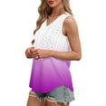 thumbnail image 7 of GERsome Womens Tank Tops Sleeveless V Neck Casual Loose Fit Flowy Tee Shirts Trendy Summer Tank Blouses for Women S-3XL, 7 of 7