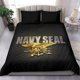 thumbnail image 3 of Juego de cama azul marino, 3 of 4
