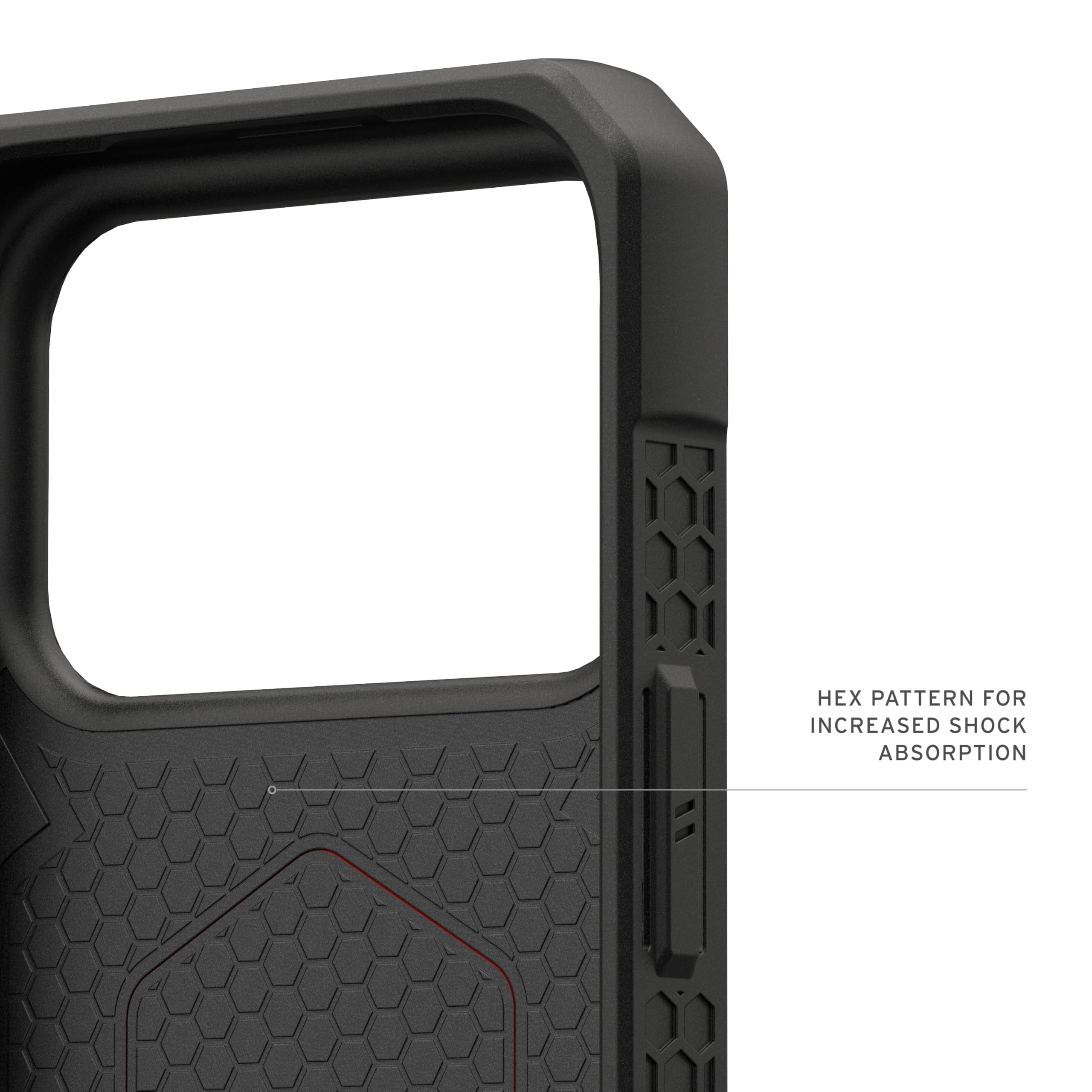 UAG iPhone 17 Pro Case Monarch Pro - Compatible with MagSafe Military Grade Protective Cover, Crimson