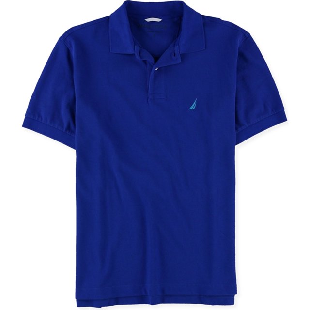 Nautica Classic Lique - Polo de rugby para hombre, color azul, pequeño Nautica polo, rugbi