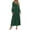Dark Green, variant on PRETTYGARDEN Women's Fall Floral Midi Dress Long Sleeve Smocked A Line Long Flowy Elegant Wedding Guest Dresses