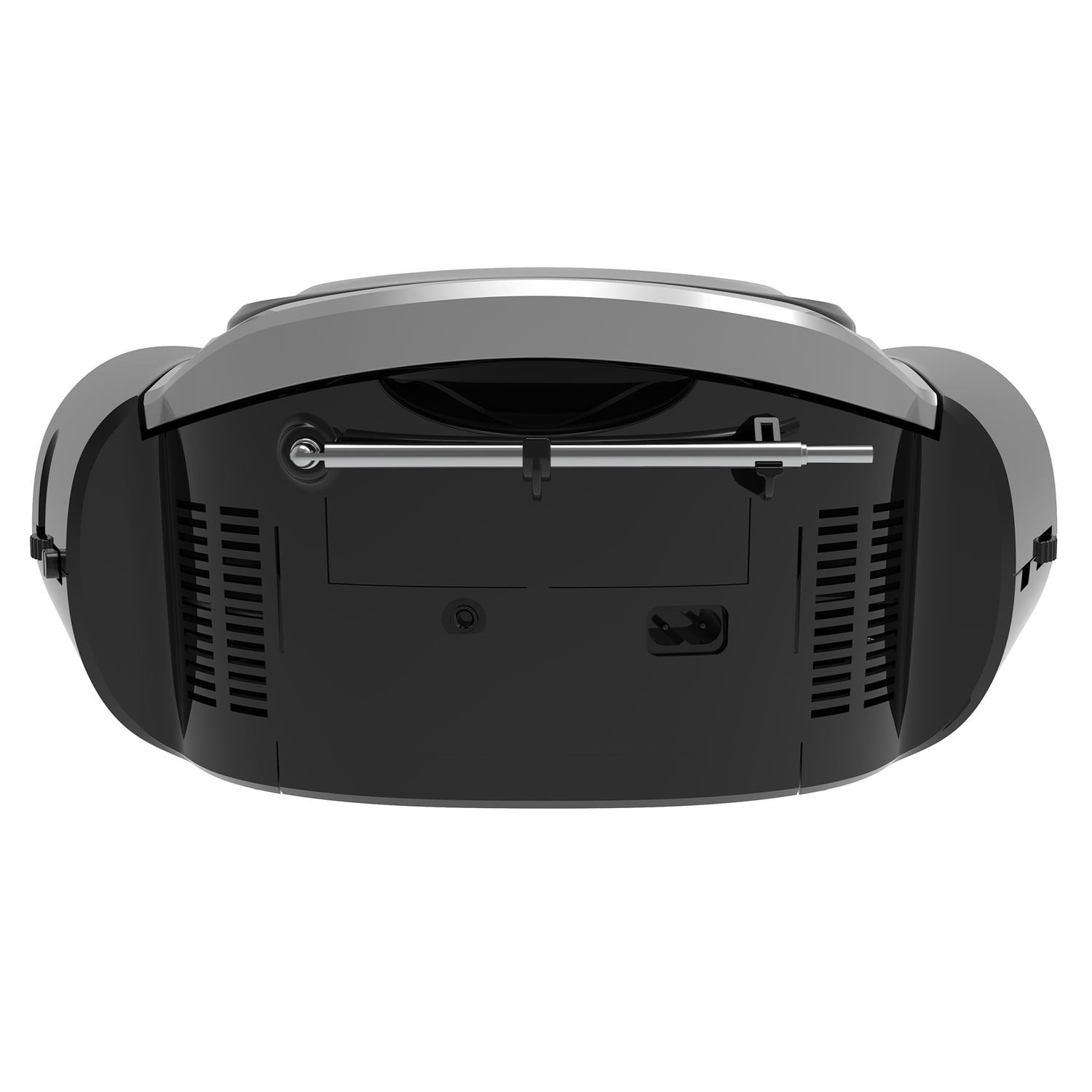 Supersonic SC-726BT Portable CD Player, Bluetooth, AM/FM Radio, LED Display, AC/DC Power, Silver