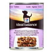 Angle View: Ideal Balance Braised Lamb & Vegetables Recipe Wet Dog Food, 12.8 Oz