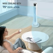 MaxKare 36 Tower Fan Oscillating Cooling Fan, Remote Control 3 Speeds 3 Wind Modes Timer, White