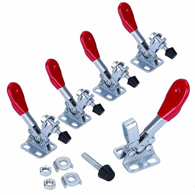 5PC Toggle Clamp GH201 Hand Tool Holding Capacity Antislip Quick Release Fixture