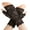 Black, variant on Elegant Lace Wedding Gloves For Brides Half Finger Soft Breathable Luxurious Champagne White