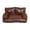Coffee, variant on VMWMSSR Leather Pet Sofa Bed With Raised Backrest & Armrests, WaterâResistant Comfort Dog Couch Bed Nonâ Pet Bed For Small Medium Large Dogs And Cats(Coffee-19.69")