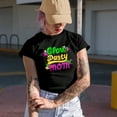 thumbnail image 2 of Glow Party Mom, Mother's Day or Birthday, Black T-Shirt, Small, 2 of 5