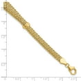 thumbnail image 4 of 14K Polished and Textured Fancy Bracelet, 4 of 5