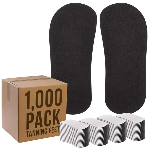 500 Pairs (1000 feet) DISPOSABLE TANNING FEET PADS Sunless Airbrush Spray Tent