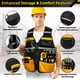 thumbnail image 3 of Chaleco TooCust Electrician para hombre con 22 bolsillos y reflectante, 3 of 7