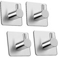 thumbnail image 1 of Gancho Adhesivo de PARED MACHAO Kit de 4 piezas Toallero de Baño sin Taladrar, 1 of 5