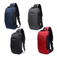 thumbnail image 3 of Maoww Men Bags Chest Pack Multi-function Lock USB Anti Theft Waterproof Mobile Multi-pocket Trip Shoulder Backpack, 3 of 9