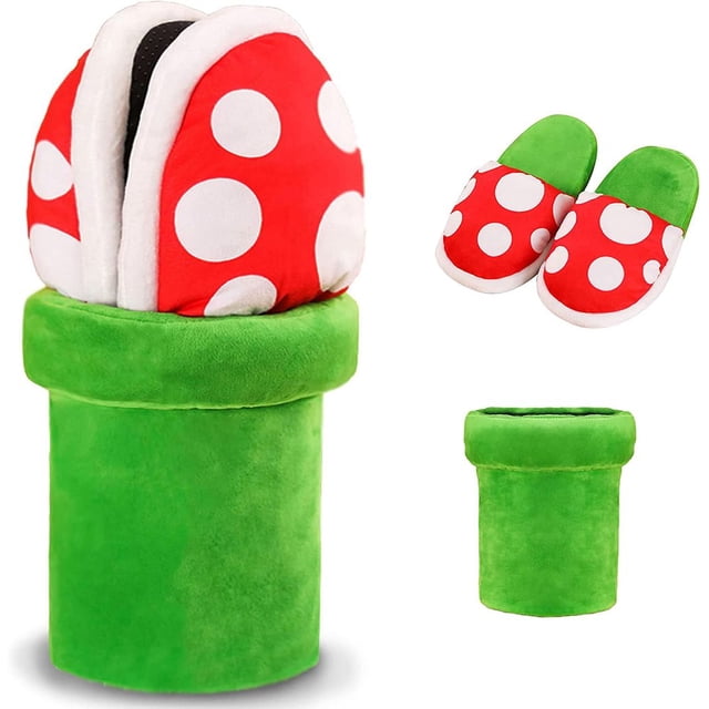 Piraña,Plantas,Peluche,Divertido,Zapatillas,Mocasines,Adolescente,(Piraña,Plantas)