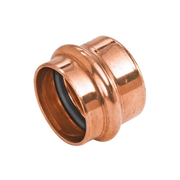 Tapa de cobre NIBCO 4010366, prensa de 0,5 pulgadas x 0,5 pulgadas