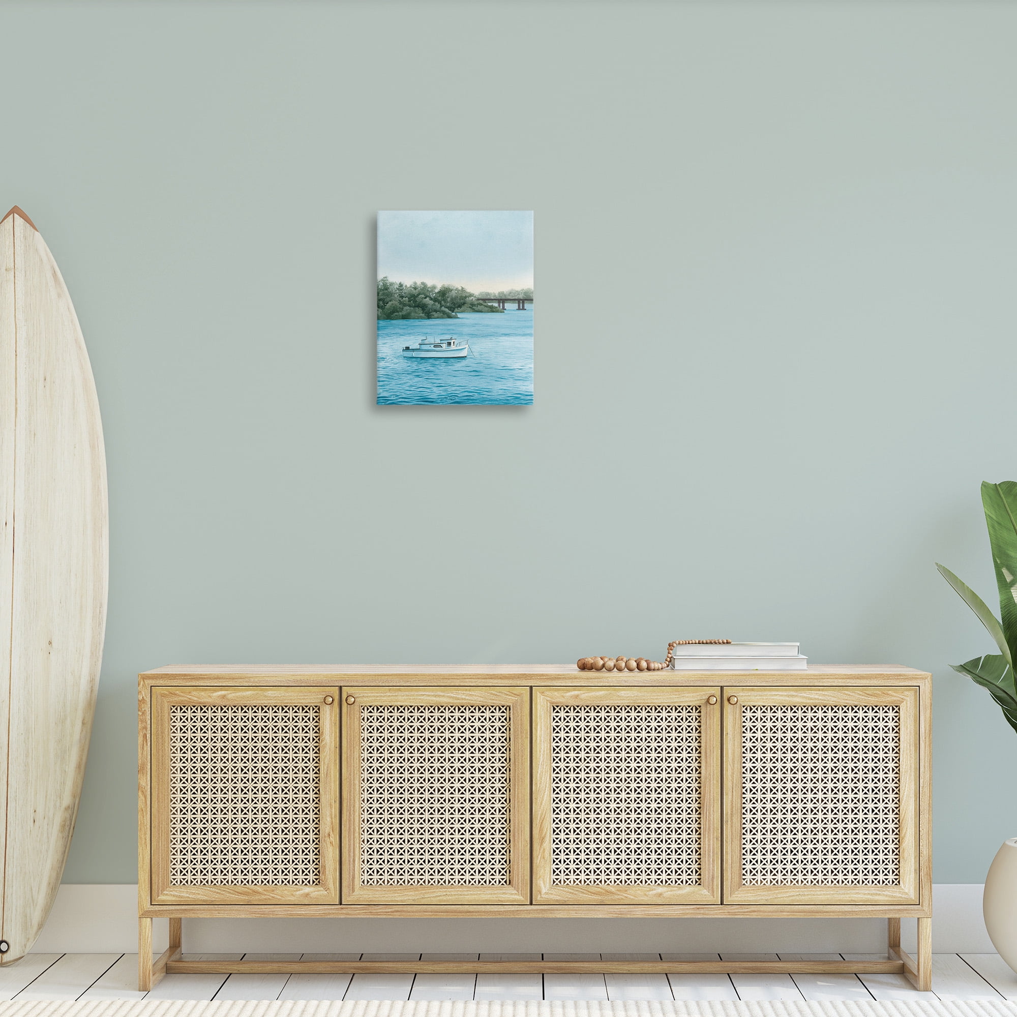Stupell Industries Traditional Boating Seascape Transportation Photography Gallery Wrapped Canvas Art Print Wall Art, 16 x 20