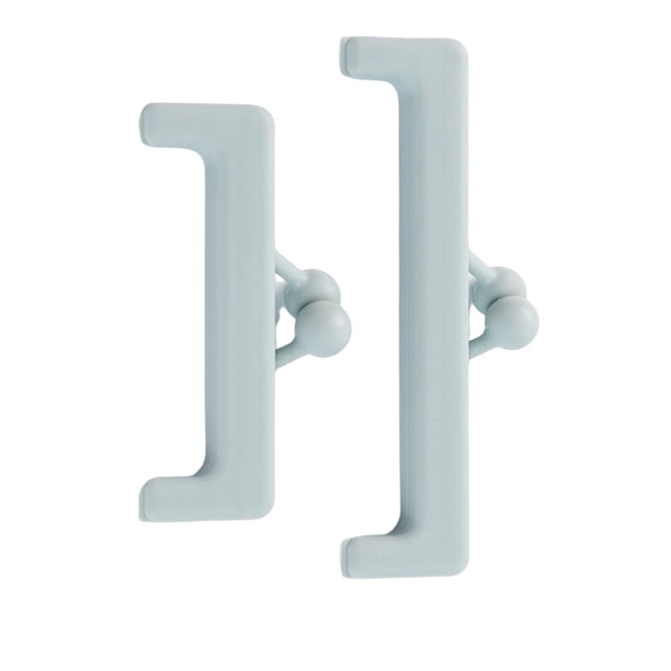 Toystoory Paquete de 2 pinzas para sellar bolsas, portátil, lavable, para aperitivos, verduras, frutas, sal, azúcar, pimienta, abrazadera de Almacenamiento y organización del hogar Azul Toystoory HA063216-01B