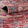 thumbnail image 3 of Rugs.com Maahru Collection Washable Rug – 10 Ft Square Rust Red Low-Pile Rug Perfect For Living Rooms, Kitchens, Entryways, 3 of 7