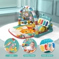 thumbnail image 3 of Baby Play Mat Baby Gym Baby Play Mats for Floor Play Piano Gym with Lights & Sensory Toys Play Mats for Babies and Toddlers Boy & Girl Gifts for Newborn Baby, 3 of 7