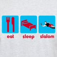 thumbnail image 4 of CafePress - Eat Sleep Slalom Waterski Light T Shirt - Men's Classic Graphic T-Shirt, 4 of 5