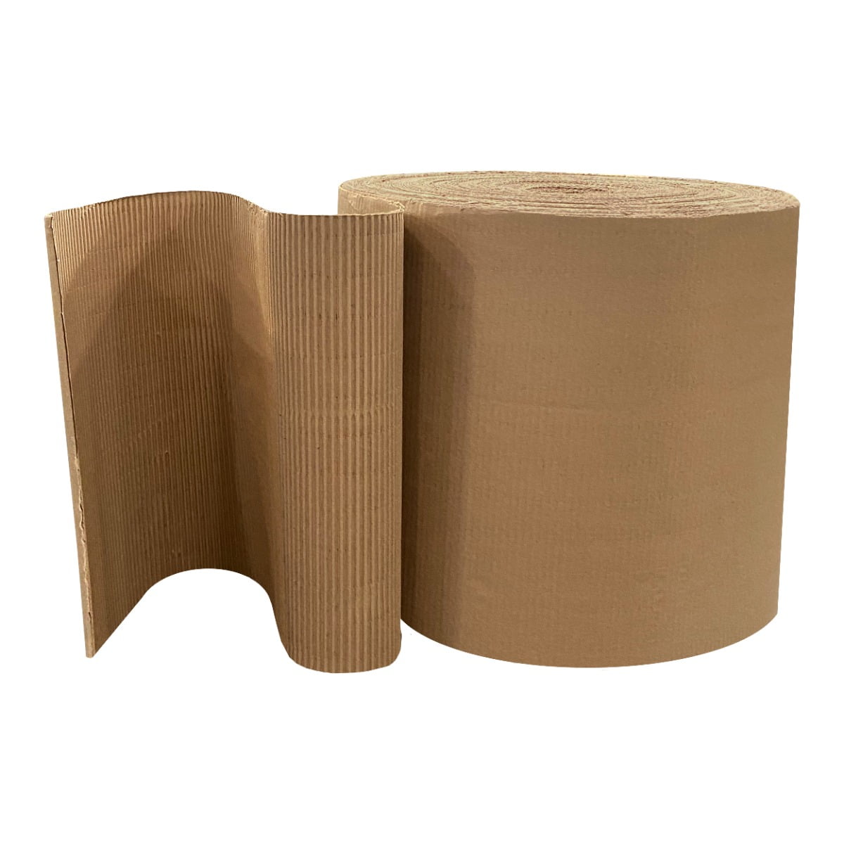 UOFFICE Corrugated Wrap, 18" x 250', 1/8" Thick - B Flute - Cardboard Wrap, 1 Count