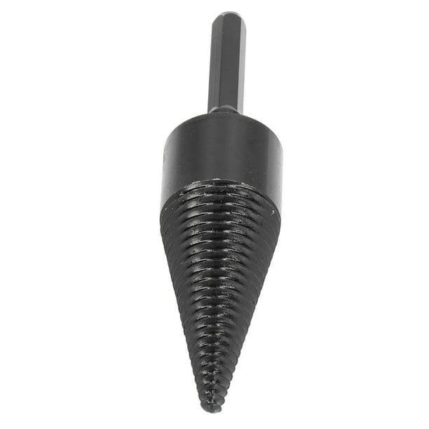 Firewood Drill Bit Carbon Steel Wood Splitter Hex Shank For