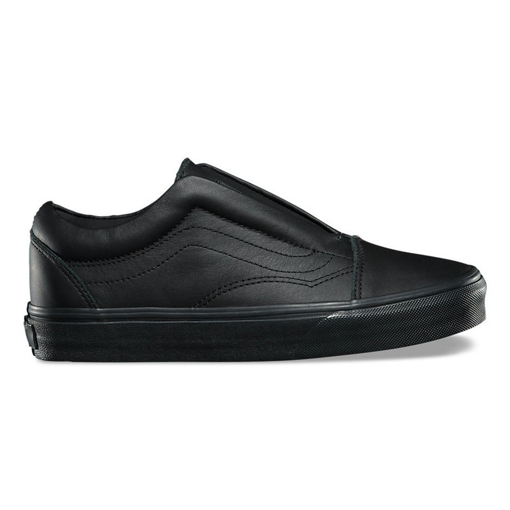 Vans Vans Old Skool Laceless Leather Black Women's Classic Skate