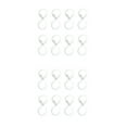 thumbnail image 1 of Shengyu 8 Pcs S-shaped Hook with Buckle Bathroom Clothes Cooking Tool Hanger Transparent 2Set, 1 of 6