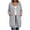 *Gray^, variant on ClodeEU Women's Drawstring Zip Up Long Sleeve Hoodie Sweatshirt with Pocket ,Casual Loose Long Outcoat Gray^,Women's Plus XXL